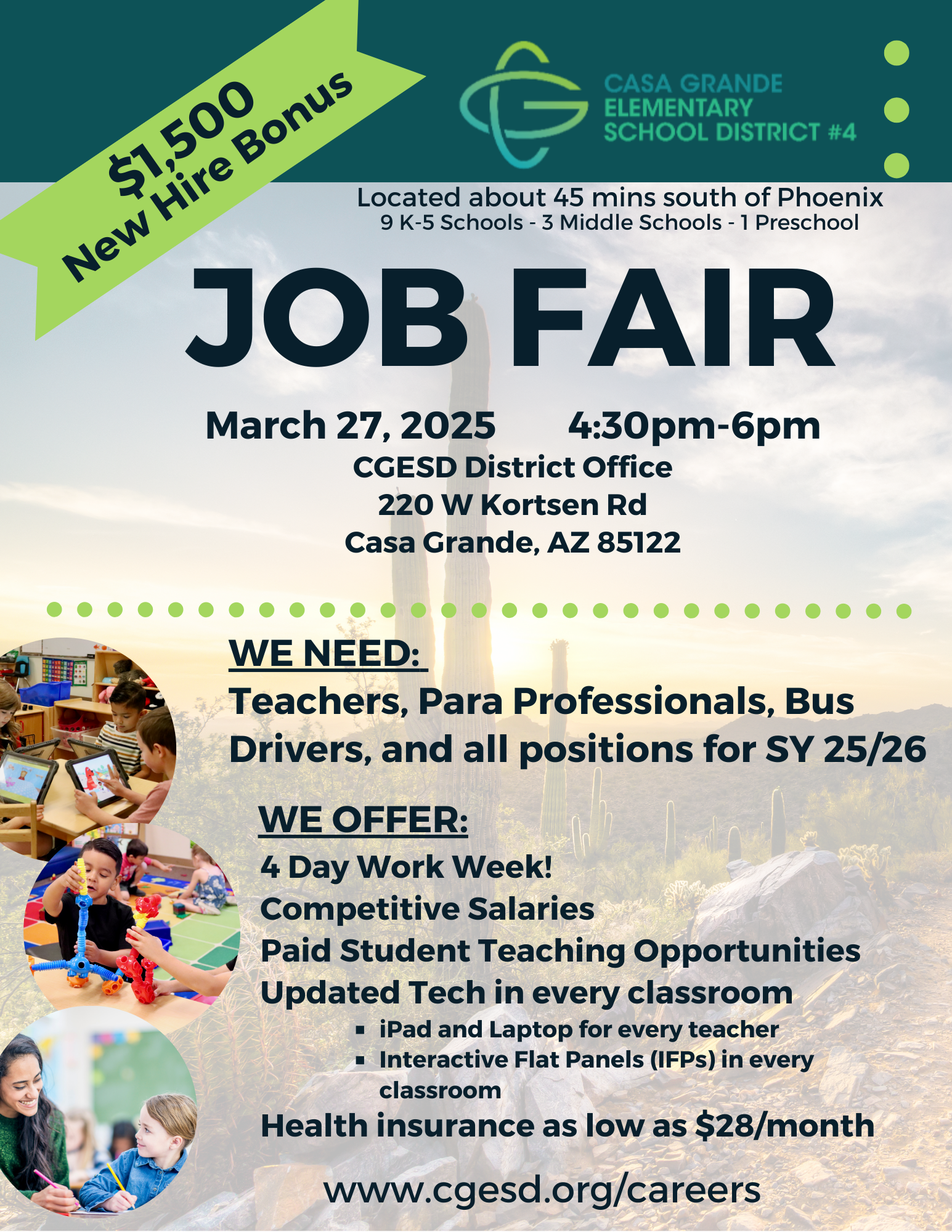  Job fair flyer